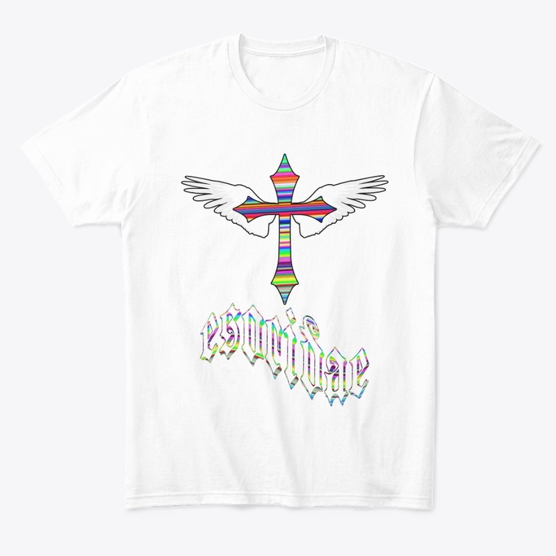 Rainbow cross tee